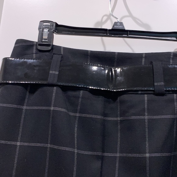 Love Tease Belted Checkered Pencil Skirt Sz 7 - Picture 11 of 14